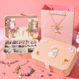 Kreativt gör-det-själv armbandsset med pärlor i kristall