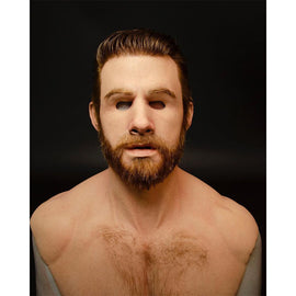 Latexmask för Halloween-simulering