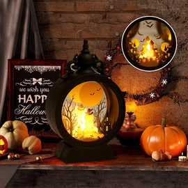 Vintage Halloween LED ljuslykta