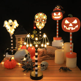 LED Halloween lampor