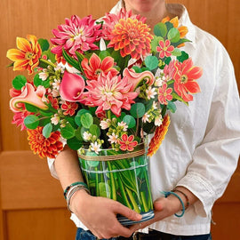 3D bukett gratulationskort