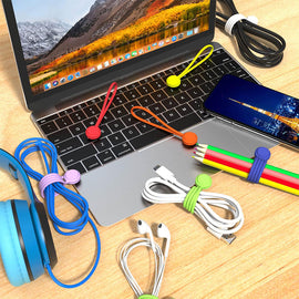 Magnetiska kabelförvaringsband