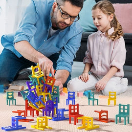 Stolar Stapeltorn Tower Balansspel