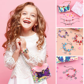 Barns briljanta pärlor DIY armband set