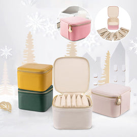 Smyckeskrin i läder för resor