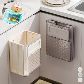 Hopfällbar papperskorg