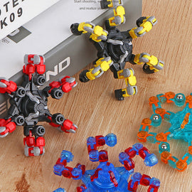 Transformerbar ångestdämpande leksak med fingertoppar