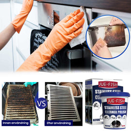 Rengöringspasta för kök i rostfritt stål