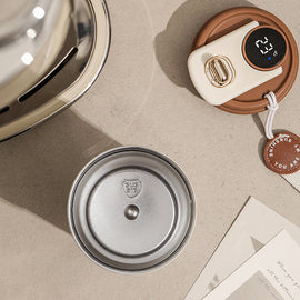 Kaffetermos med temperaturindikator