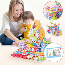 Barn olika elektriska byggstenar paradis