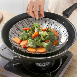 Blomformad fällbar ångbåt i stål