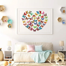 LED fjärilsdekoration nattljus