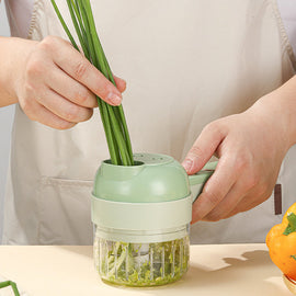 🎁Gåva för mamma - Multifunktionell trådlös elektrisk grönsakskvarn