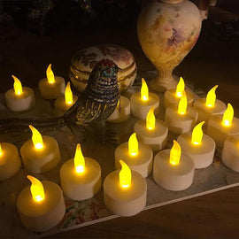 Batteri LED-ljusljus. 12 st