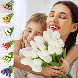 Konstgjorda tulpanblommor utomhus (7 st)